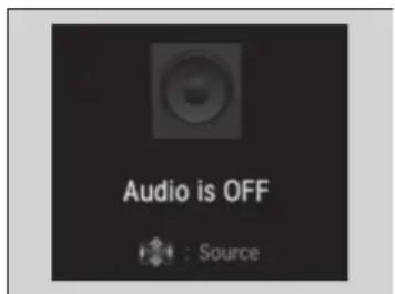 Audio is OFF : Source