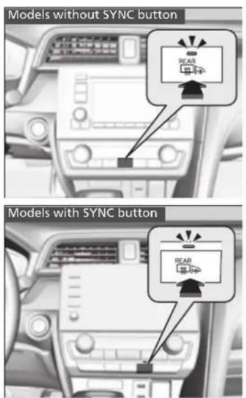 Models without SYNC button Models with SYNC button