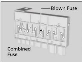 Blown Fuse Combined Fuse