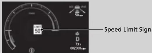 Speed Limit Sign 50° D 73° 002300