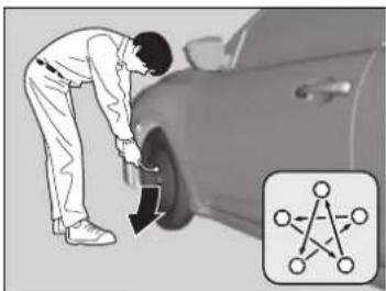Honda Insight (2022) - ■ Replacing the Flat Tire - 3