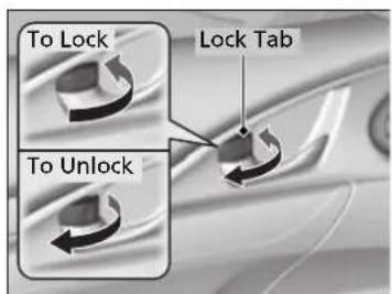 To Lock Lock Tab To Unlock