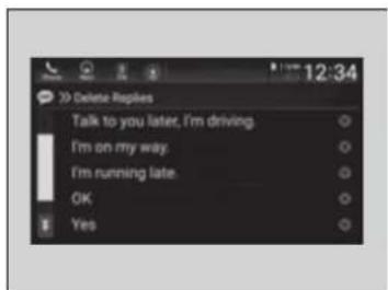 12:34 Delete Replies Talk to you later, I'm driving I'm on my way. I'm running late. OK Yes