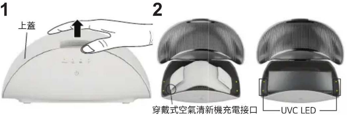 LG PuriCare PWKAUW01 - 放入穿戴式空氣清新機或手機 - 1