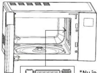 LG MH6535NBS - Despachetați cuptorul cu microunde și așezați-l pe o suprafață plată. - 5