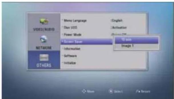 VIDEO/AUDIO NETZWERKE ANDERE * Speichersprache * Daten VDS * Energiemodus * Server-Team * Information * Software * Initiierung Englisch Aktivierung Bild 1 0 Min [Bild 1]