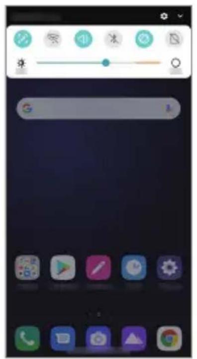 LG LM-X420EM - Πίνακας ειδοποιήσεων - 1