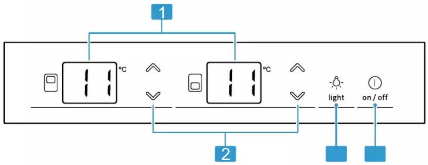 BOSCH KUW20VHF0G - Control panel - 1