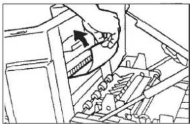 OLIVETTI Copia 9021 - Removing jammed copy paper - 2