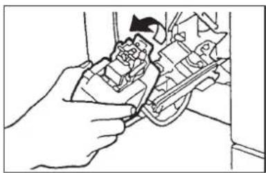 OLIVETTI Copia 9021 - Removing Jammed Staples - 3