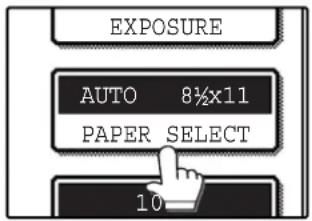 EXPOSURE AUTO 8½x11 PAPER SELECT 10