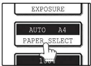 OLIVETTI d-Copia 2301 - From the [PAPER SELECT] key - 1