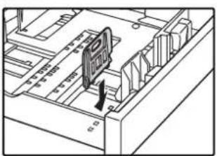 OLIVETTI d-Copia 2301 - Move the left guide to the appropriate slot as marked on the tray. - 1