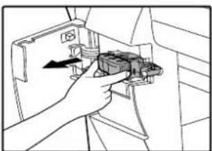 OLIVETTI d-Copia 2301 - STAPLE CARTRIDGE REPLACEMENT (when the finisher (AR-FN5N) is installed) - 2