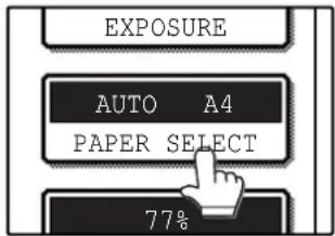 EXPOSURE AUTO A4 PAPER SELECT 77%