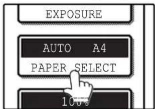 EXPOSURE AUTO A4 PAPER SELECT 100%