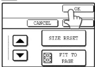 OK CANCEL SIZE RESET PIT TO PAGE