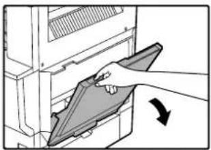 OLIVETTI d-Copia 2301 - Unfold the bypass tray. - 1