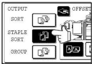 OUTPUT SORT STAPLE SORT GROUP OFFSET