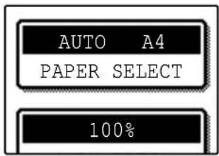 AUTO A4 PAPER SELECT 100%