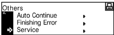 Others Auto Continue Finishing Error Service