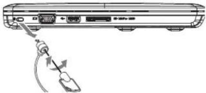 OLIVETTI OLIBOOK S1300 - Connect a Kensington Lock - 2