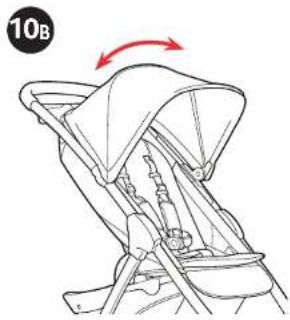 CHICCO Mini Bravo Plus - Cómo utilizar la capota - 2