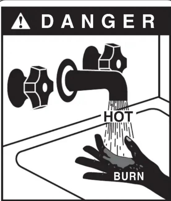 DANGER HOT BURN