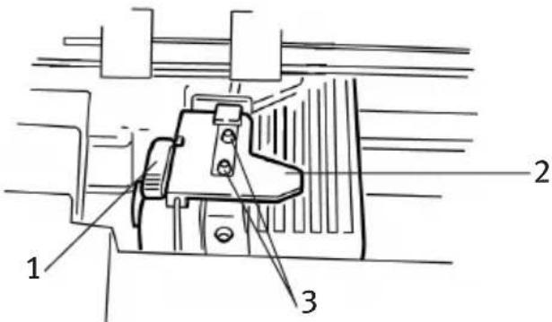 OKI ML5591eco - Einlegen von Papier in die rückwärtige Zufuhr von der Vorderseite des Druckers aus - 1