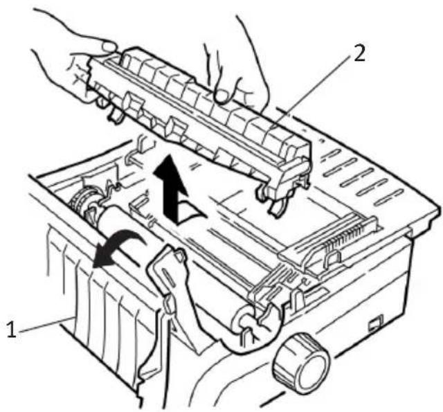 OKI ML5591eco - EINZELBLATT-PAPIERSTAUS - 2