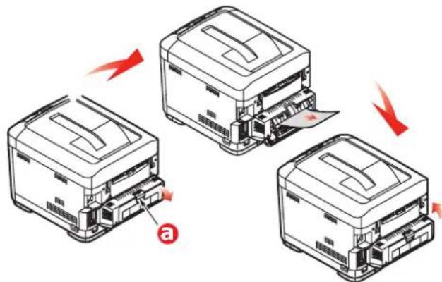 OKI C801dn - Beseitigen von Papierstaus - 13