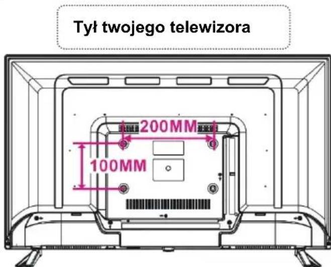 Tyl twojego telewizora 200MM 100MM