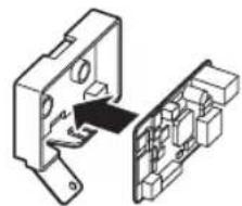 SAMSUNG MIM-E02EN - Diagram of connection between COMM KIT and outdoor unit - 2
