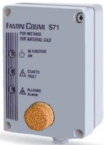 FANTINI COSMI S71 PER MEIANO FOR NATURAL GAS IN FUNZIONE ON CUASTO FAULT ALLARME ALARM