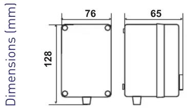Dimensions (mm) 76 128 65