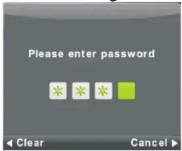 Please enter password Clear Cancel