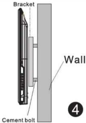 Bracket Wall Cement bolt 4
