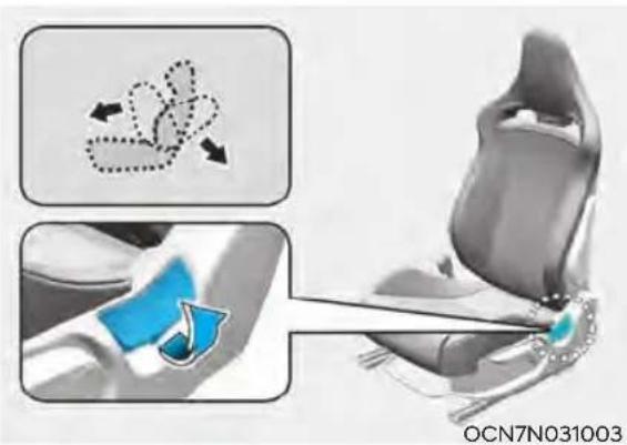 HYUNDAI Elantra N (2022) - Forward and rearward adjustment - 1