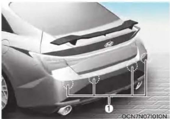 HYUNDAI Elantra N (2022) - REVERSE PARKING DISTANCE WARNING (PDW) - 1
