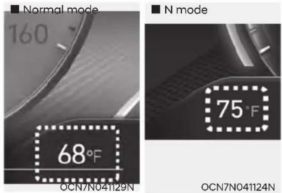 Normal mode 160 68°F N mode 75°F OCN7N041129N OCN7N041124N