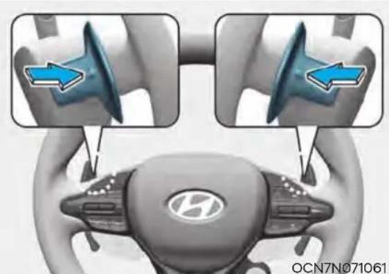 HYUNDAI Elantra N (2022) - Paddle Shifter (Manual Shift Mode) (if equipped) - 1