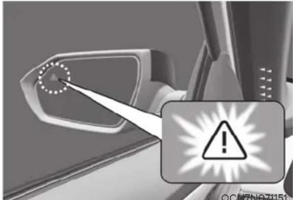 HYUNDAI Elantra N (2022) - Rear Cross-Traffic Collision-Avoidance Assist Operation Warning and control - 1