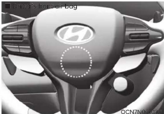 Driver's front air bag OCN7N021026