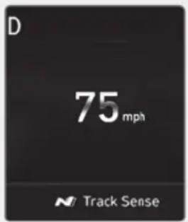 D 75 mph Track Sense