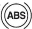 HYUNDAI Elantra N (2022) - Anti-lock Brake System (ABS) warning light - 1