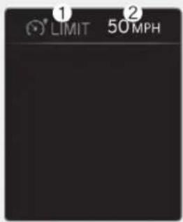 ① LIMIT 50MPH