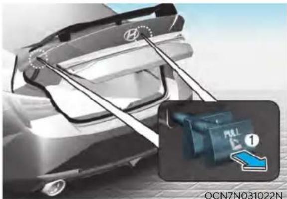 HYUNDAI Elantra N (2022) - Folding the rear seat (if equipped) - 3