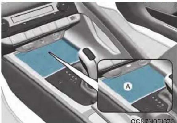 HYUNDAI Elantra N (2022) - Wireless Cellular Phone Charging System (if equipped) - 1
