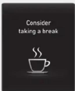 Consider taking a break