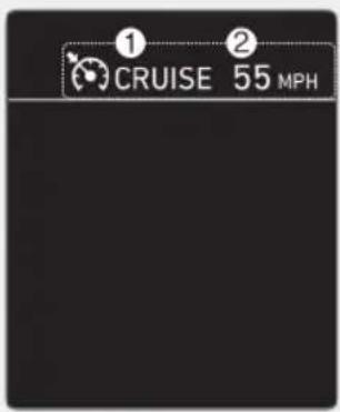 ① CRUISE 55 MPH